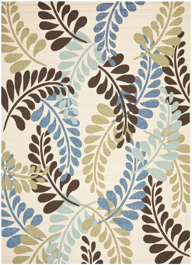 Safavieh Veranda Ver056 Cream/Aqua Rug.