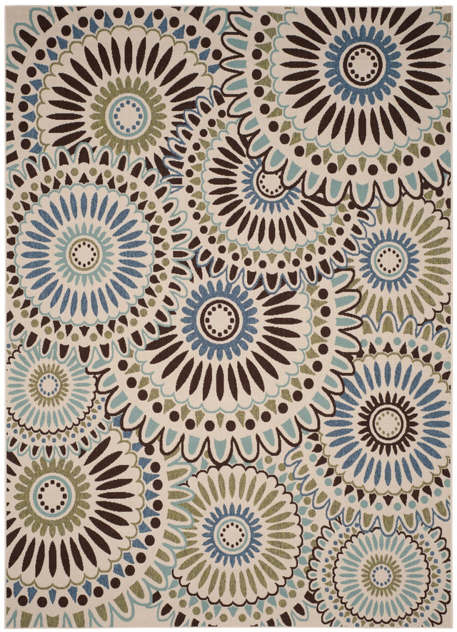 Safavieh Veranda Ver091 Cream/Blue Rug.