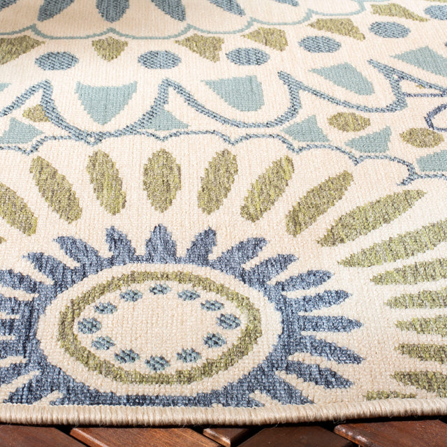 Safavieh Veranda Ver091 Cream/Green Rug.