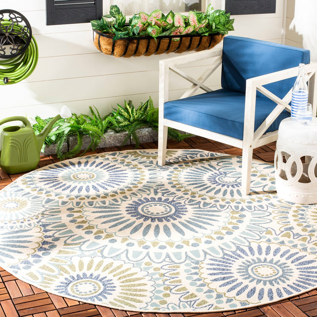 Safavieh Veranda Ver091 Cream/Green Rug.