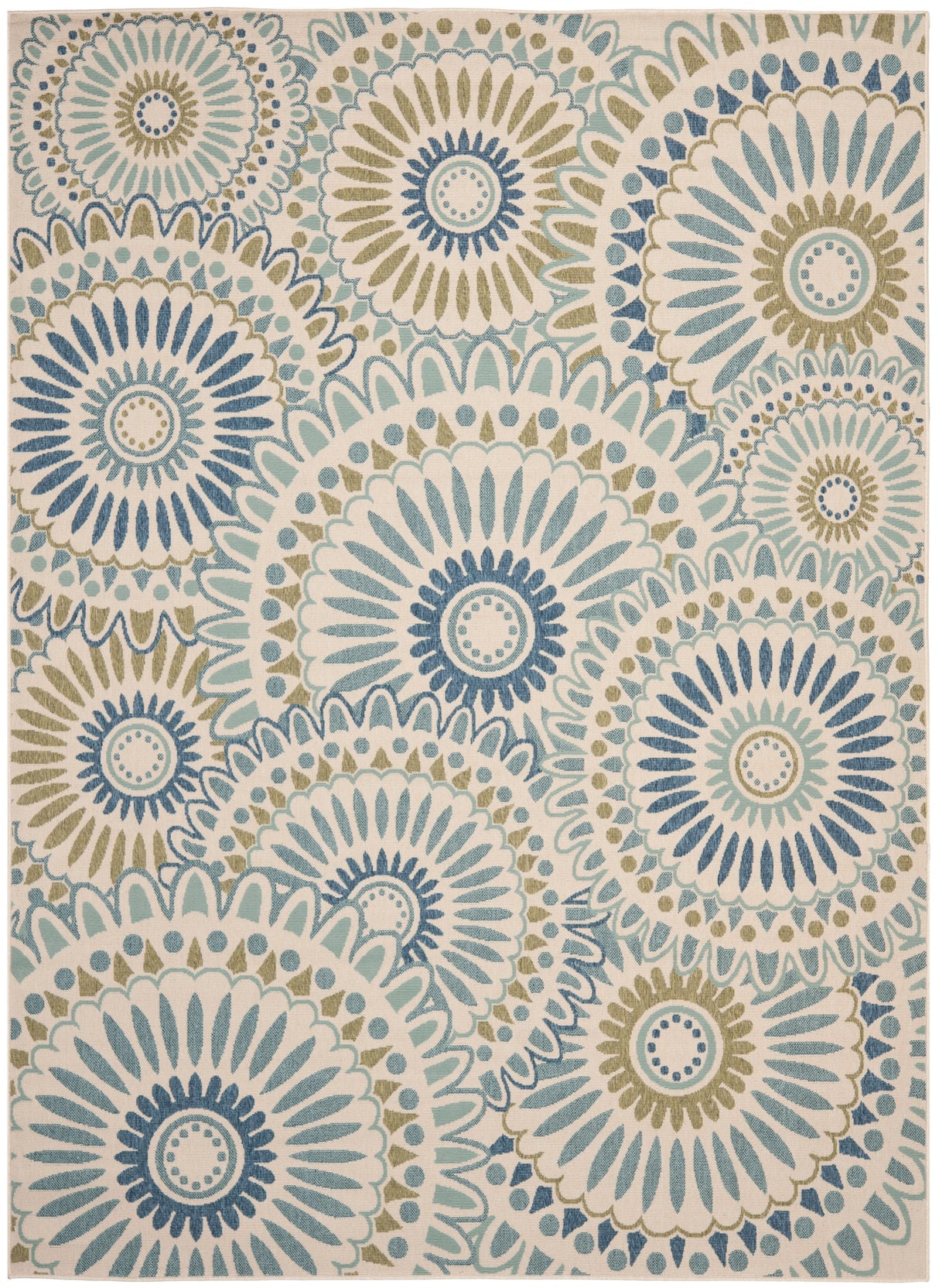 Safavieh Veranda Ver091 Cream/Green Rug.