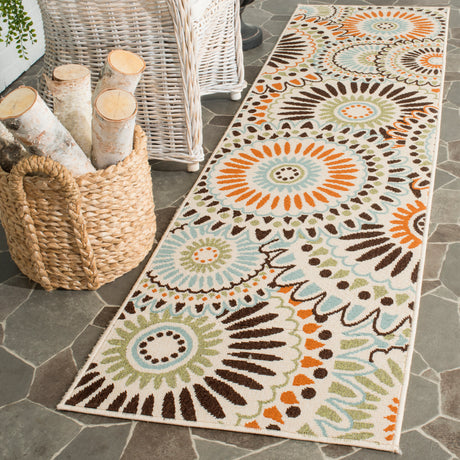 Safavieh Veranda Ver091 Cream/Chocolate Rug.