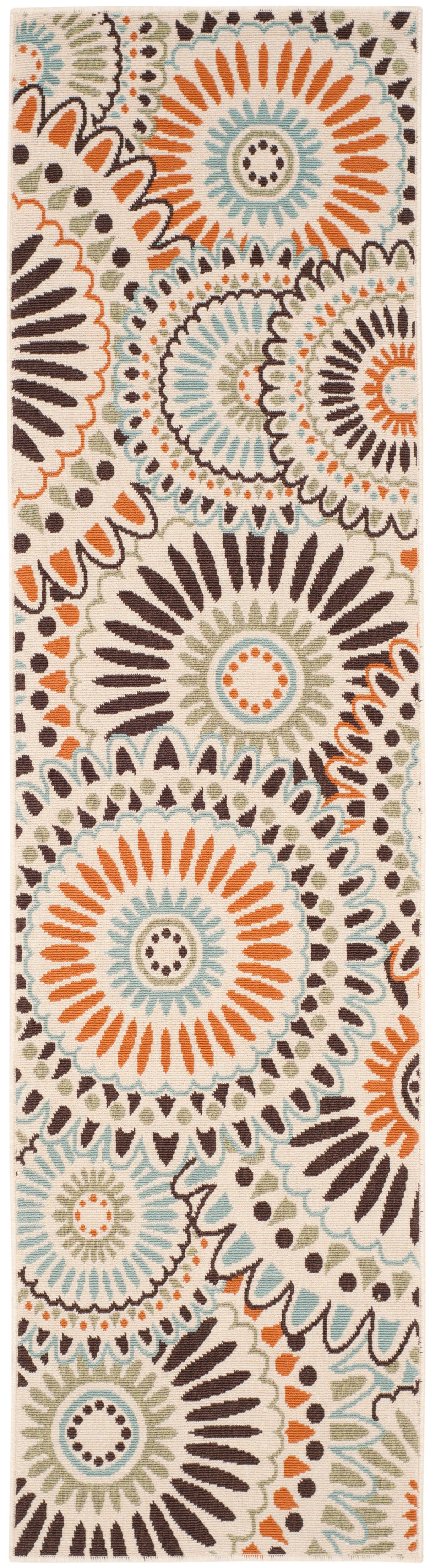 Safavieh Veranda Ver091 Cream/Chocolate Rug.