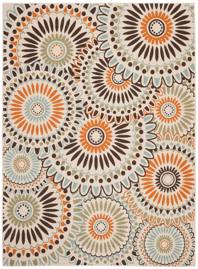 Safavieh Veranda Ver091 Cream/Chocolate Rug.