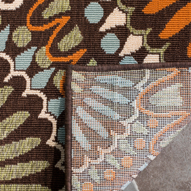 Safavieh Veranda Ver091 Chocolate/Terracotta Rug.