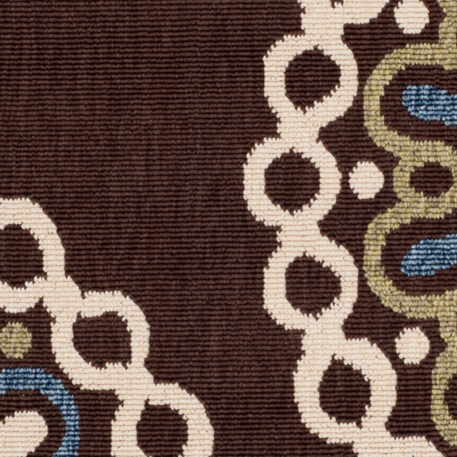 Safavieh Veranda Ver092 Chocolate/Blue Rug.