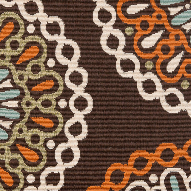 Safavieh Veranda Ver092 Chocolate/Terracotta Rug.