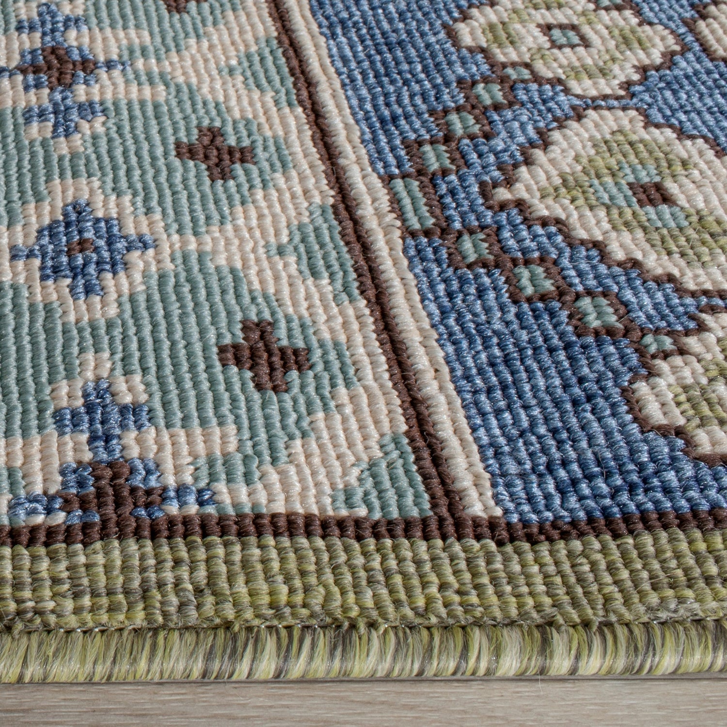 Safavieh Veranda Ver093 Green/Blue Rug.