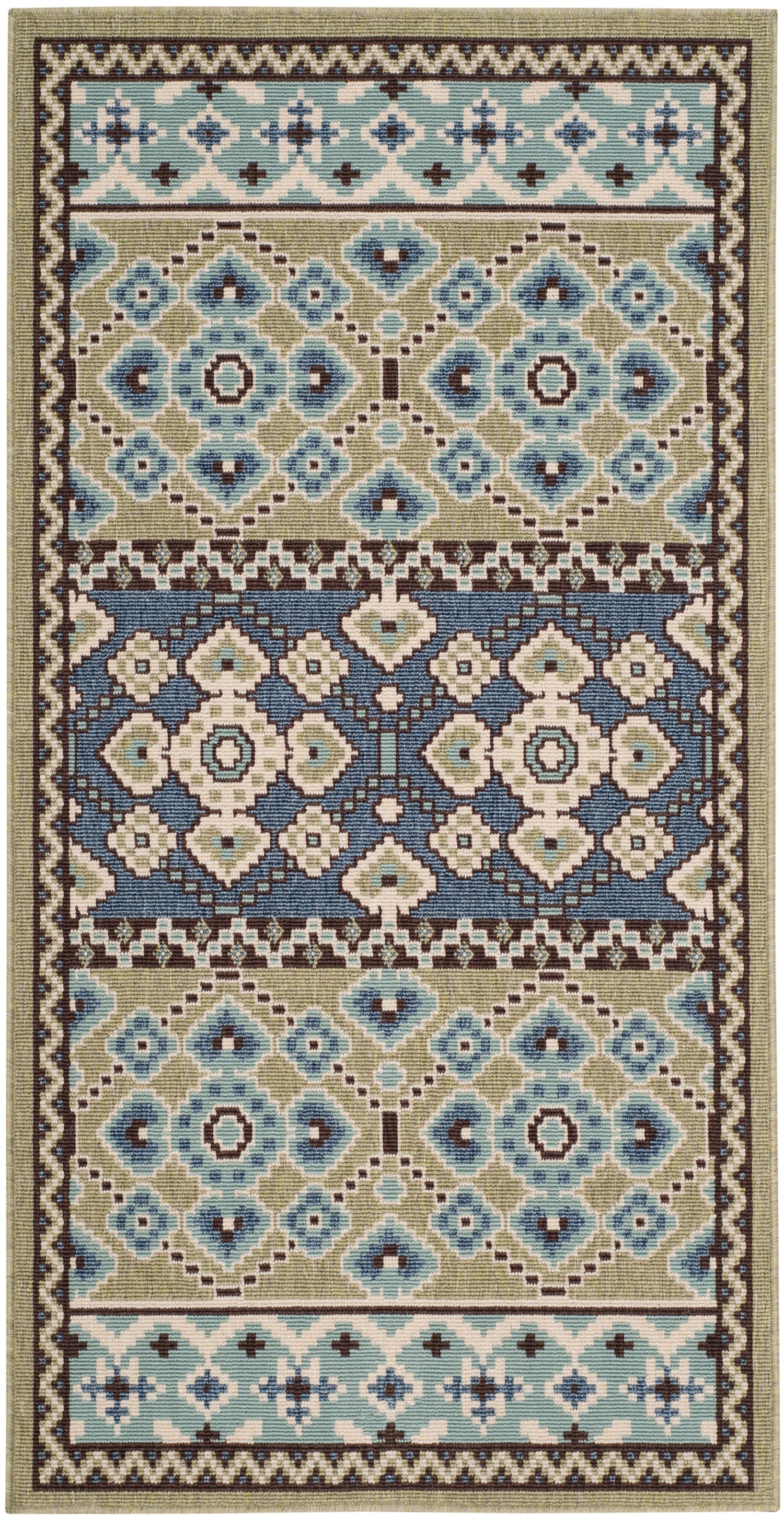 Safavieh Veranda Ver093 Green/Blue Rug.
