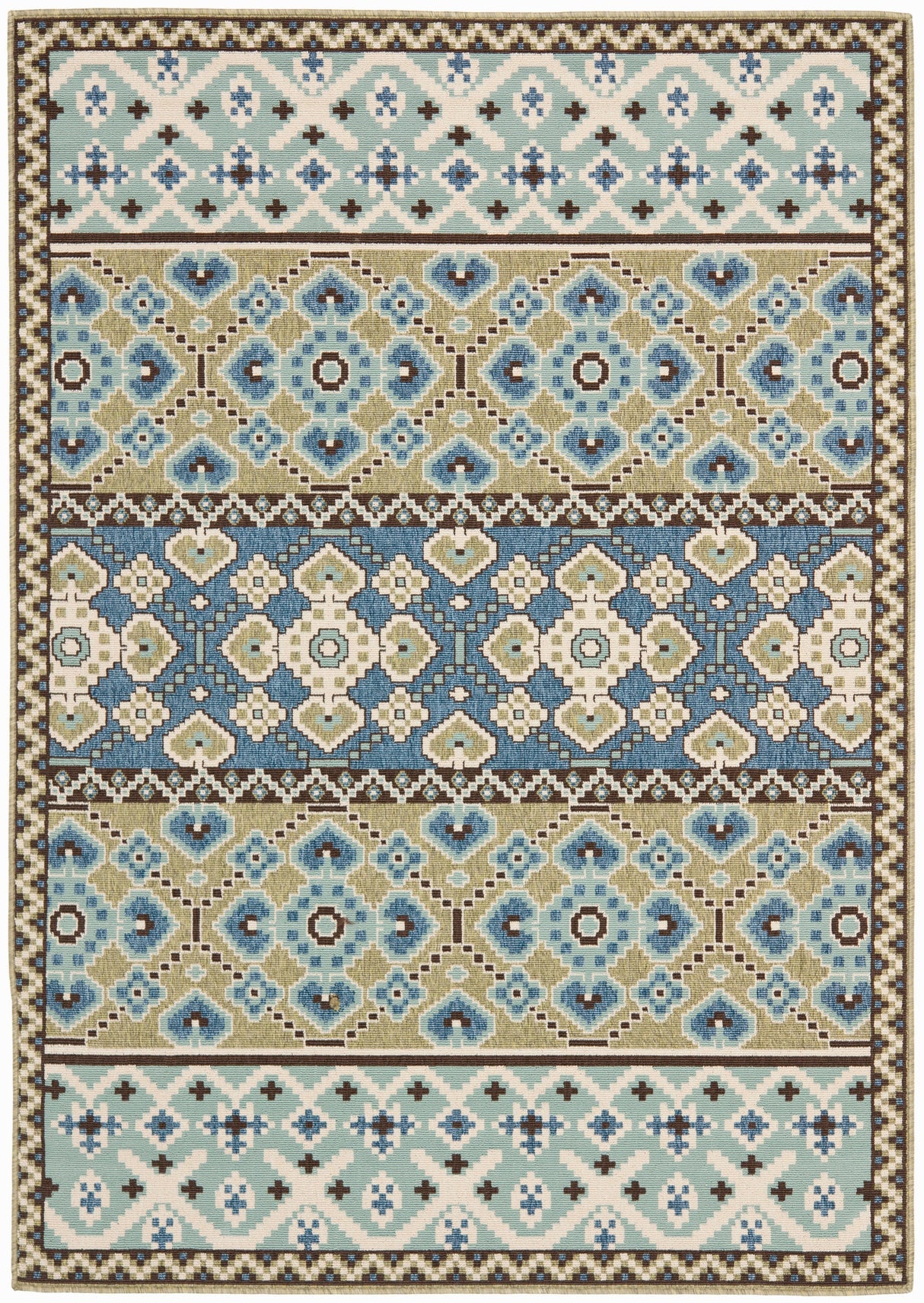 Safavieh Veranda Ver093 Green/Blue Rug.