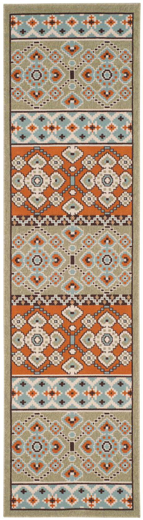 Safavieh Veranda Ver093 Green/Terracotta Rug.