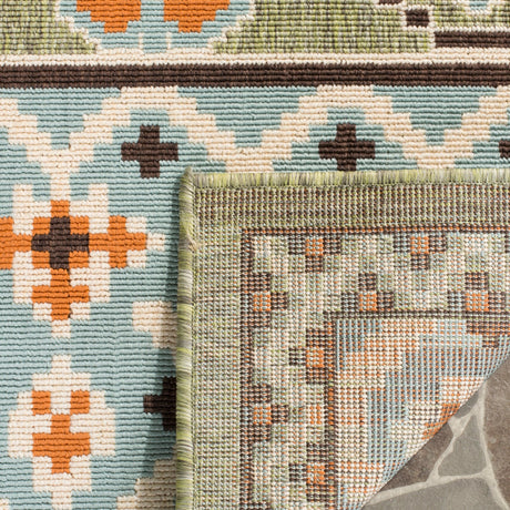 Safavieh Veranda Ver093 Green/Terracotta Rug.