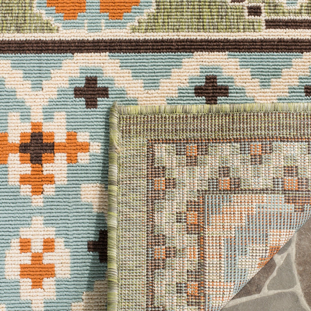 Safavieh Veranda Ver093 Green/Terracotta Rug.