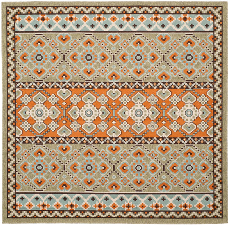 Safavieh Veranda Ver093 Green/Terracotta Rug.