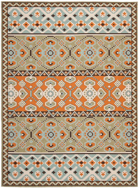 Safavieh Veranda Ver093 Green/Terracotta Rug.