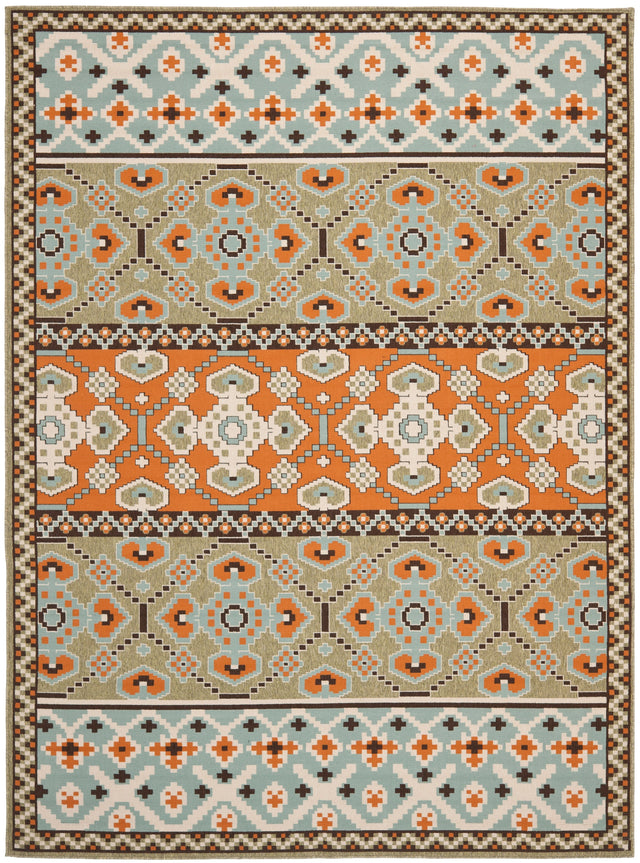 Safavieh Veranda Ver093 Green/Terracotta Rug.