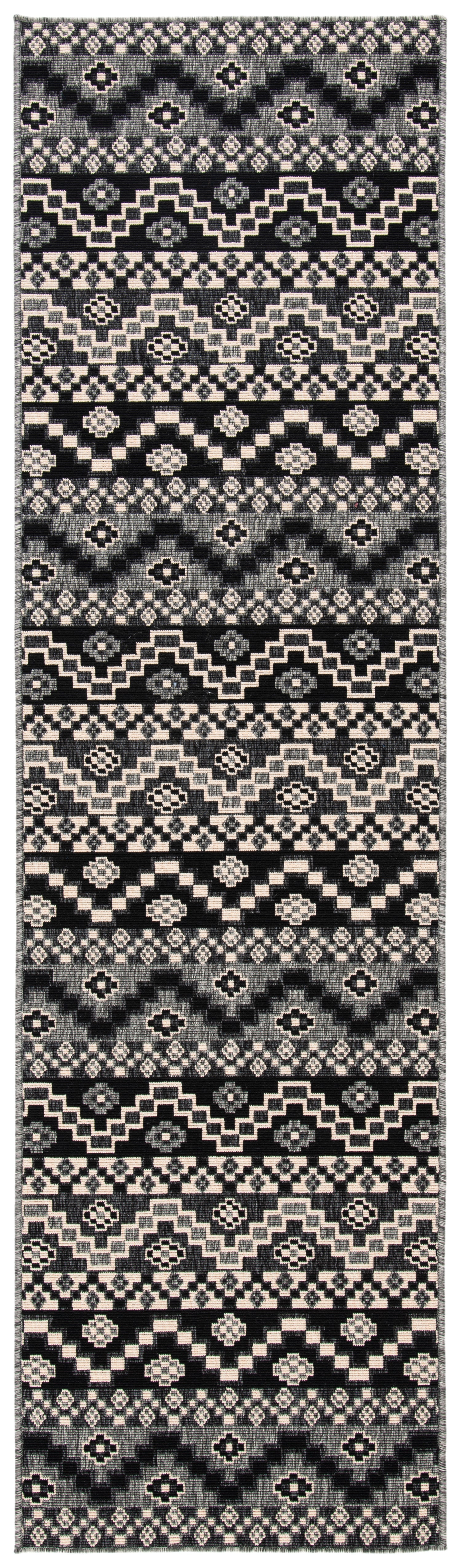 Safavieh Veranda Ver095 Black/Beige Rug.
