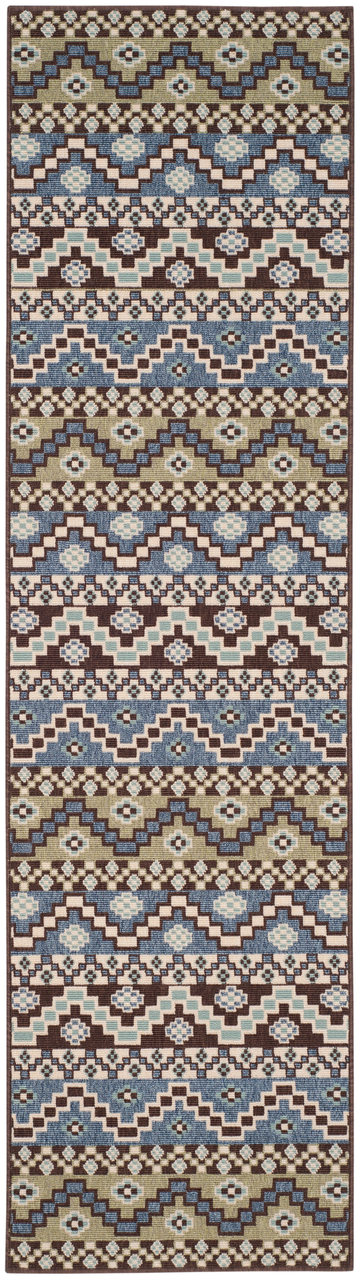 Safavieh Veranda Ver095 Blue/Creme Rug.