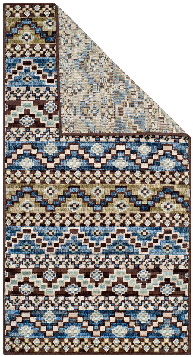 Safavieh Veranda Ver095 Blue/Creme Rug.