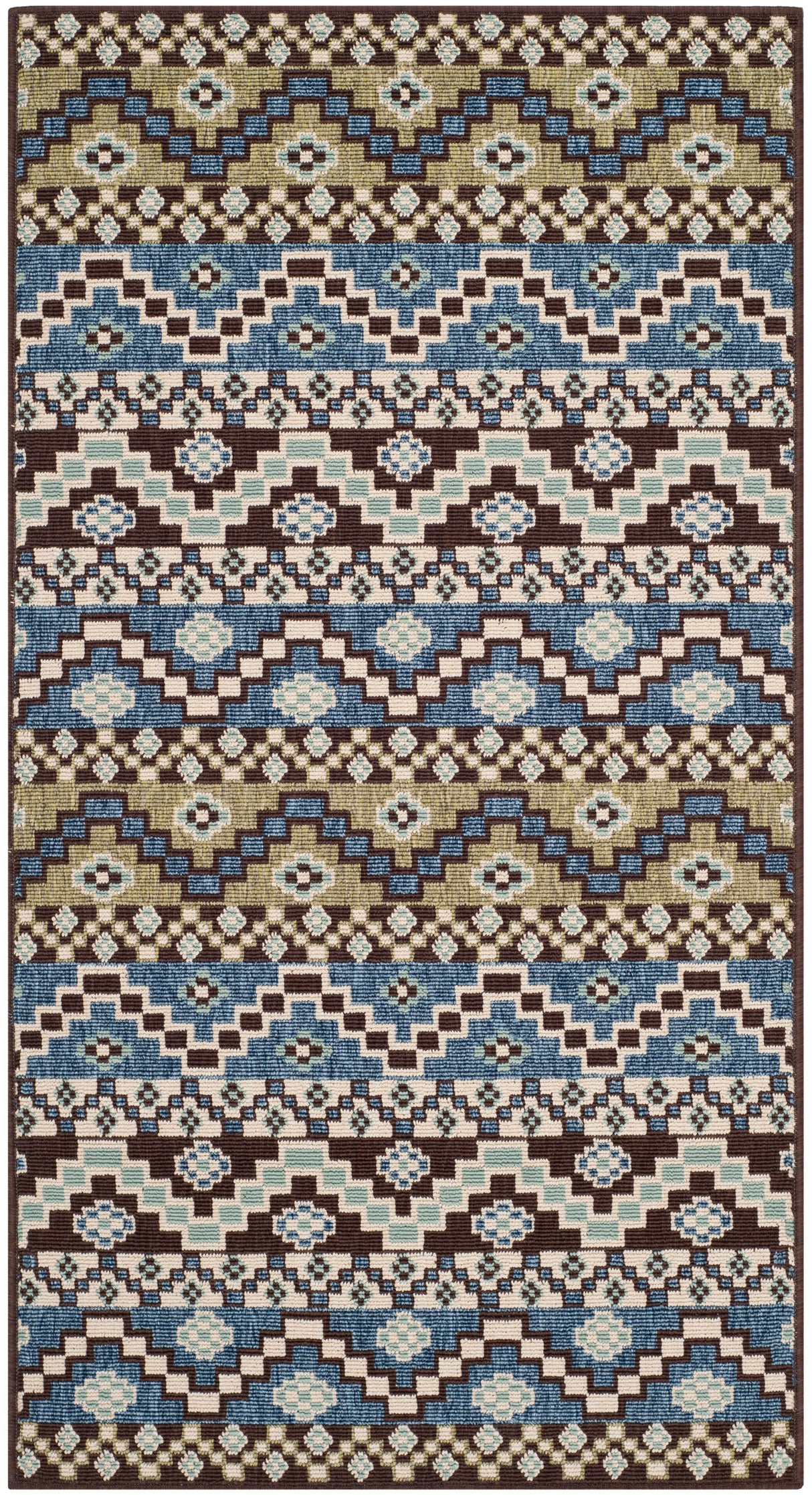 Safavieh Veranda Ver095 Blue/Creme Rug.