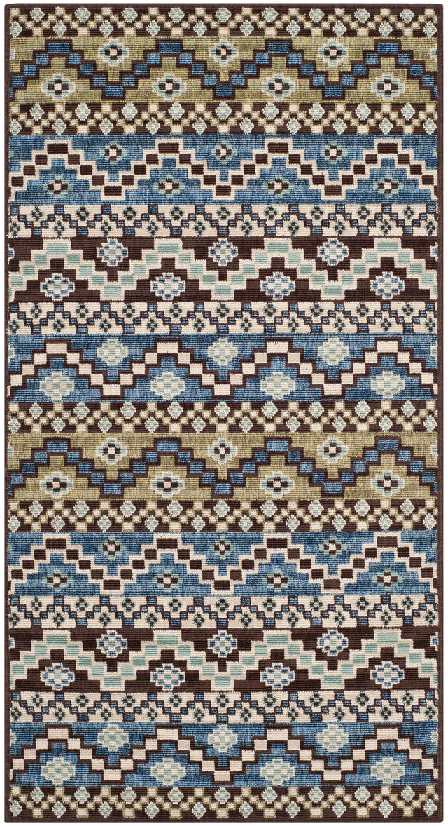 Safavieh Veranda Ver095 Blue/Creme Rug.