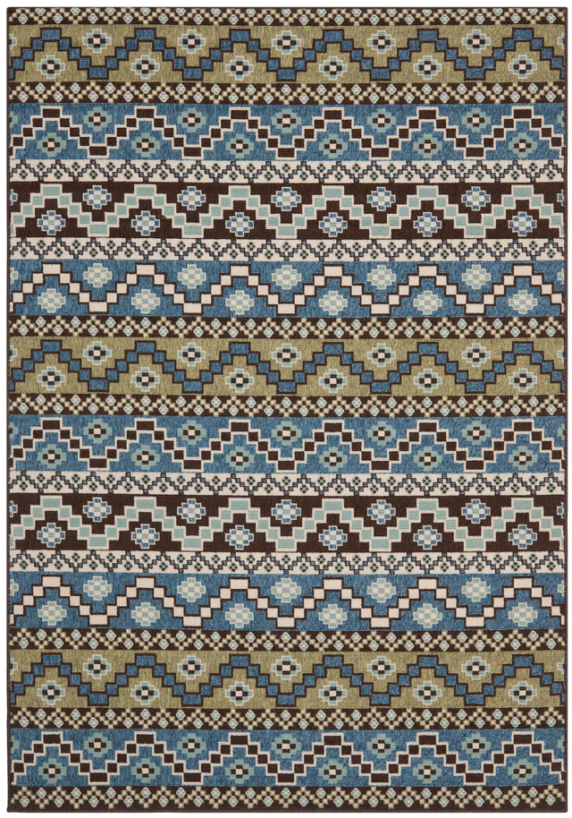 Safavieh Veranda Ver095 Blue/Creme Rug.