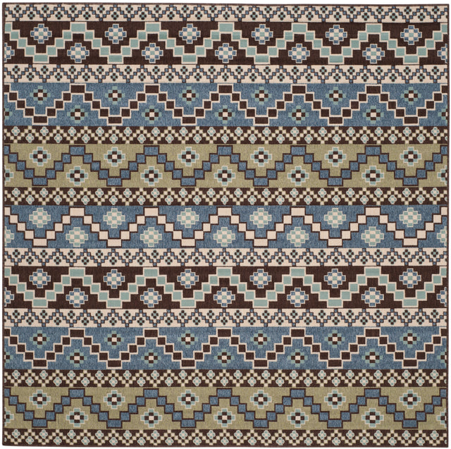 Safavieh Veranda Ver095 Blue/Creme Rug.