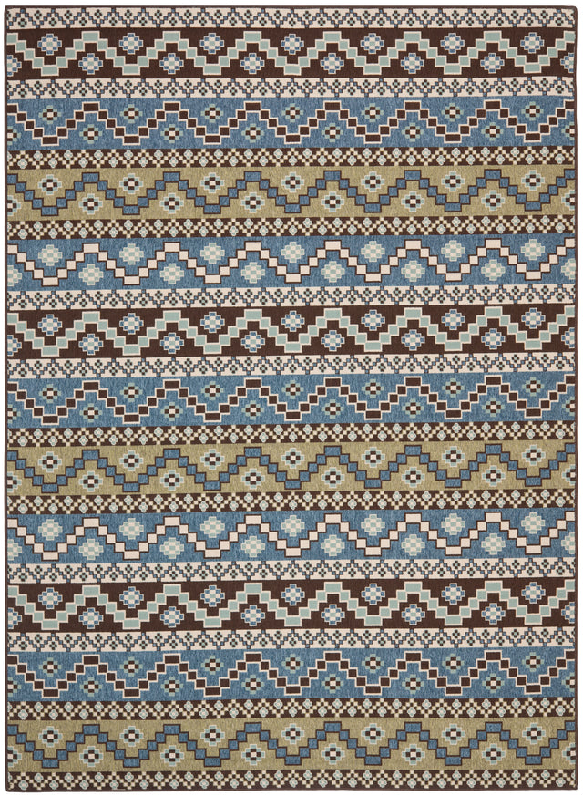 Safavieh Veranda Ver095 Blue/Creme Rug.