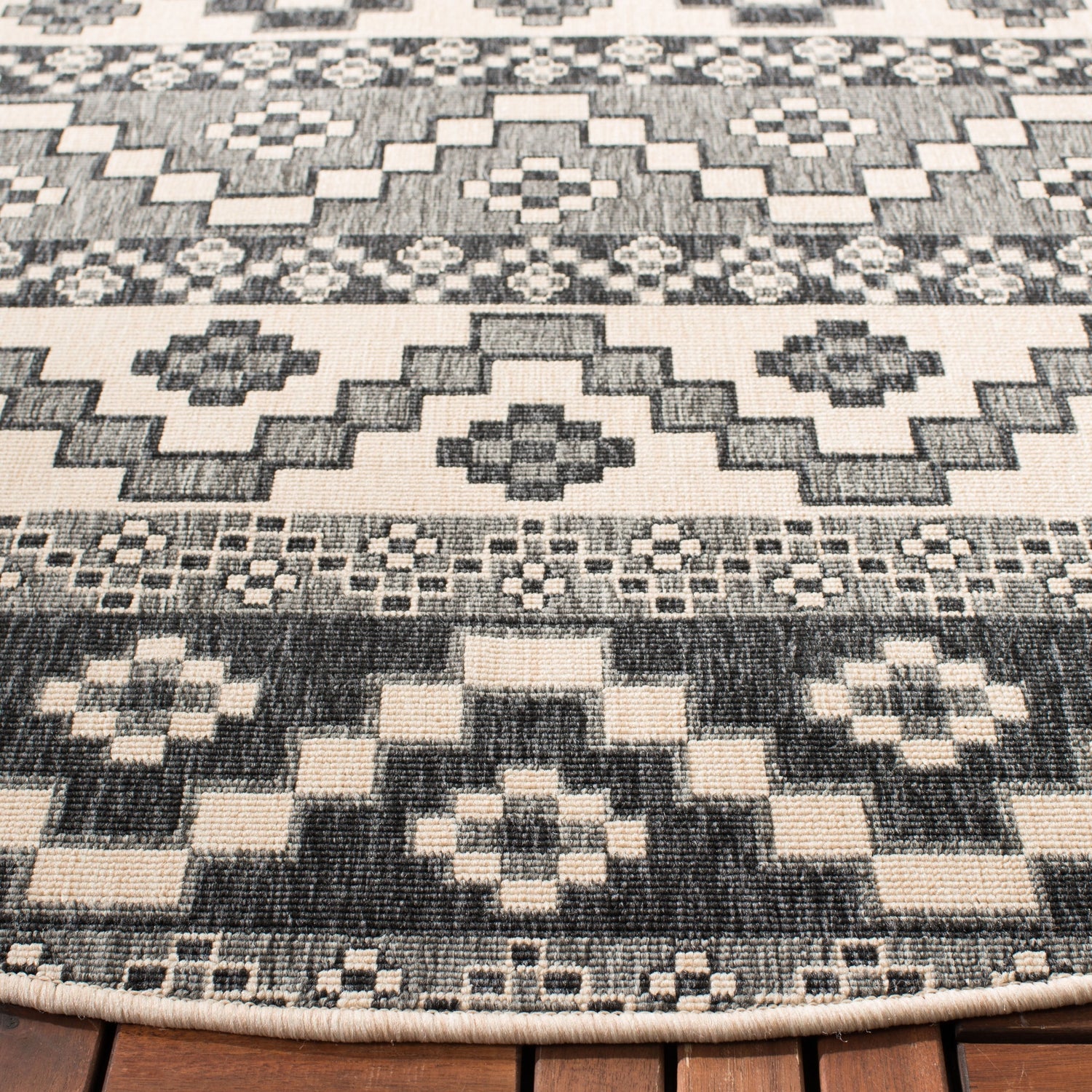 Safavieh Veranda Ver095 Grey/Beige Rug.