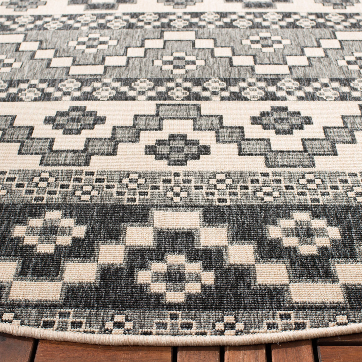 Safavieh Veranda Ver095 Grey/Beige Rug.