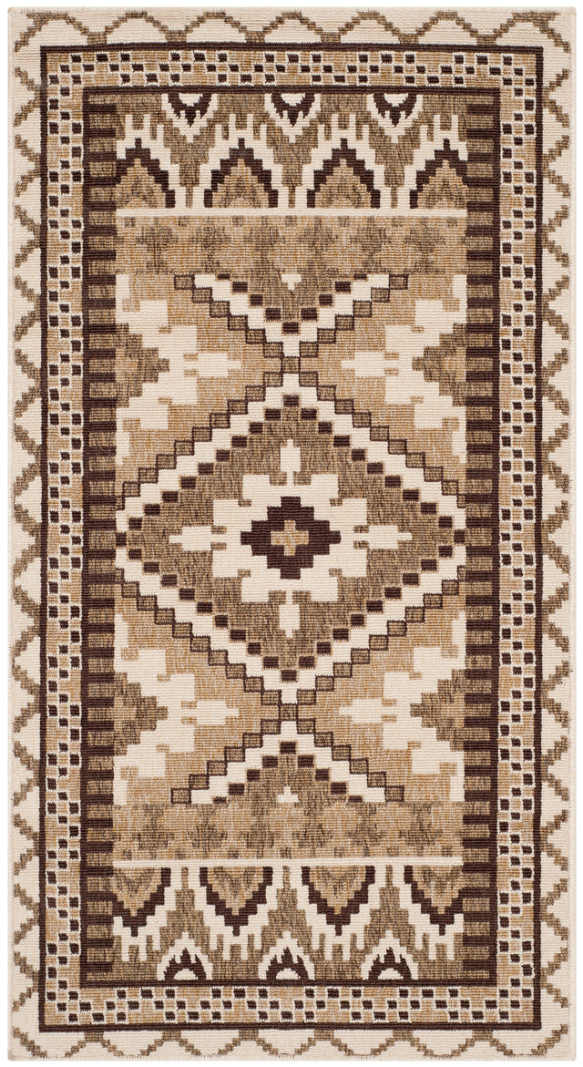 Safavieh Veranda Ver096 Creme/Brown Rug.