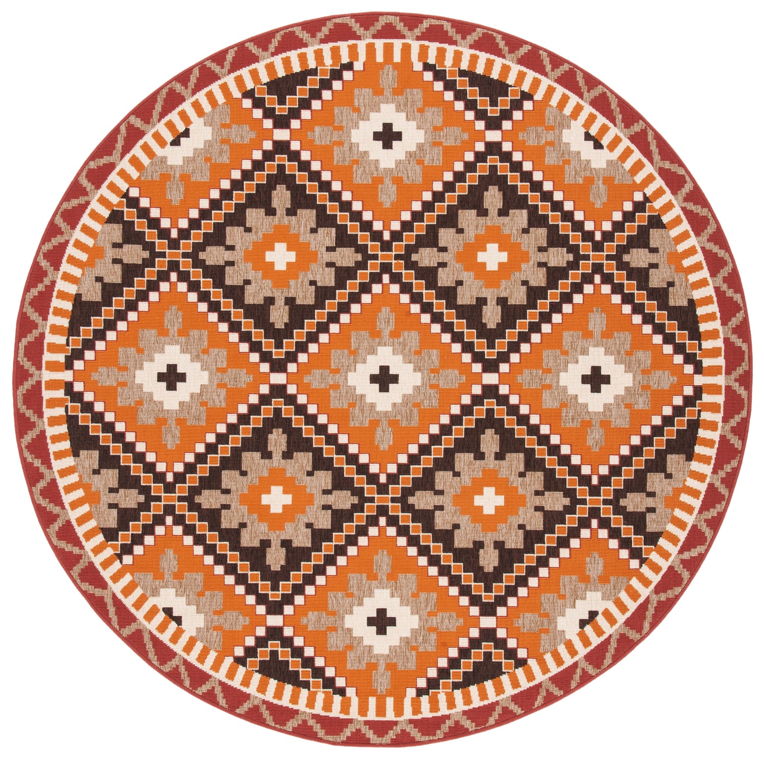Safavieh Veranda Ver096 Rust/Red Rug.