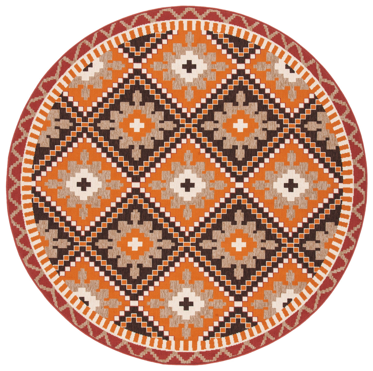 Safavieh Veranda Ver096 Rust/Red Rug.