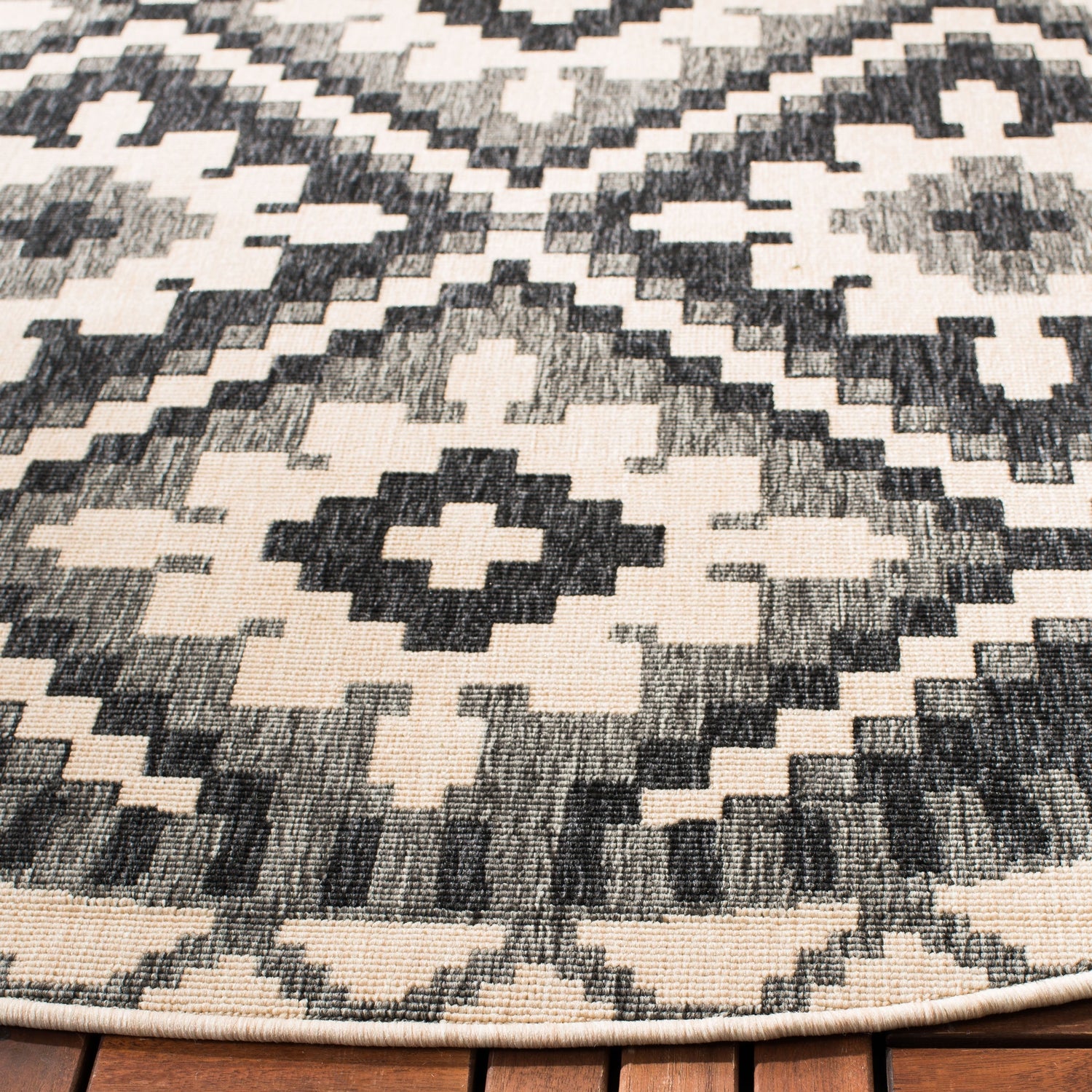 Safavieh Veranda Ver096 Beige/Grey Rug.