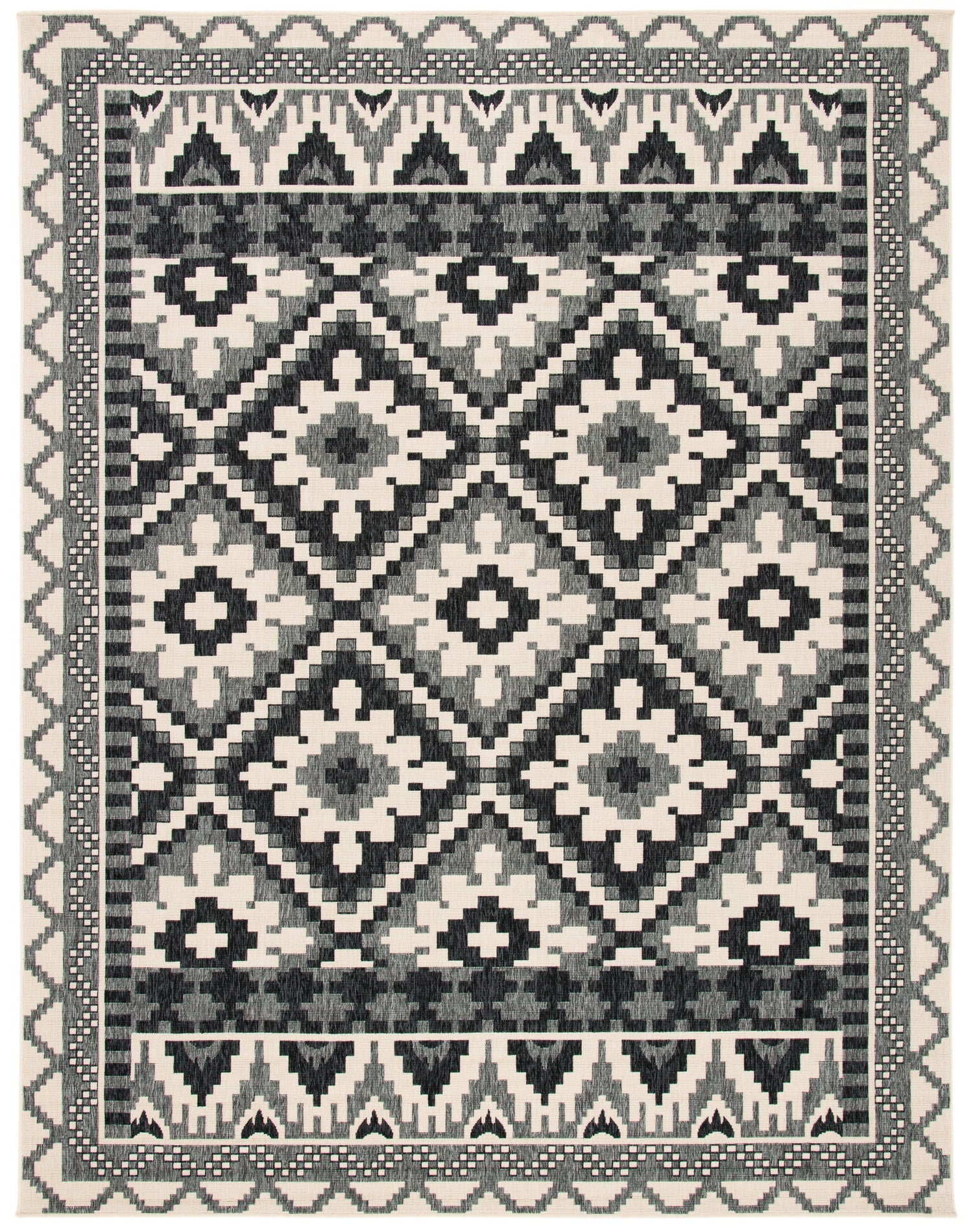 Safavieh Veranda Ver096 Beige/Grey Rug.