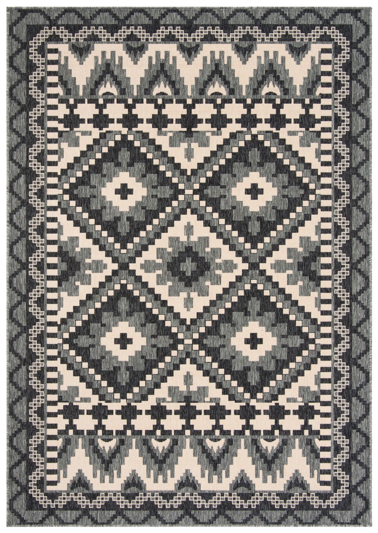 Safavieh Veranda Ver096 Grey/Beige Rug.