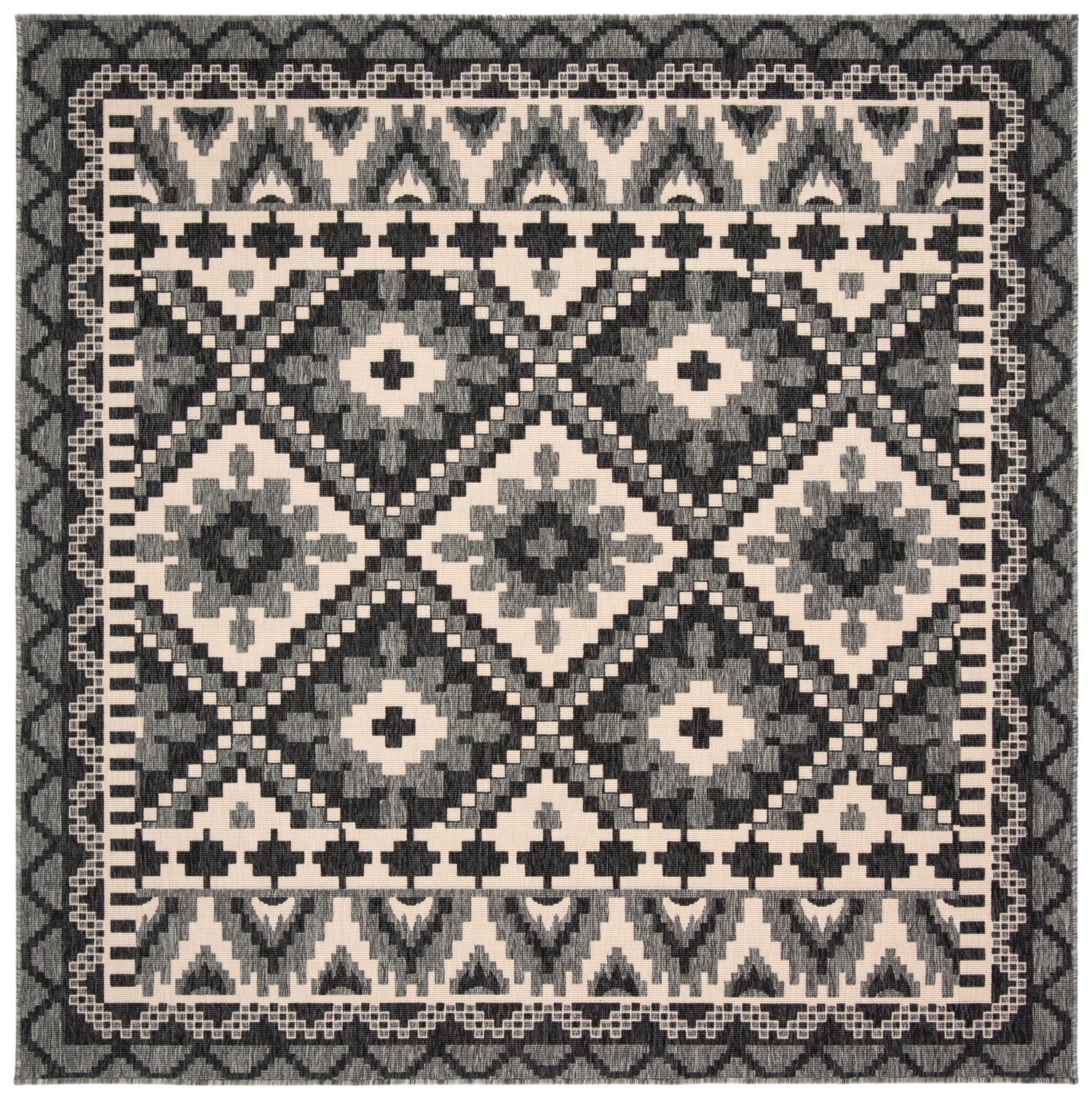 Safavieh Veranda Ver096 Grey/Beige Rug.