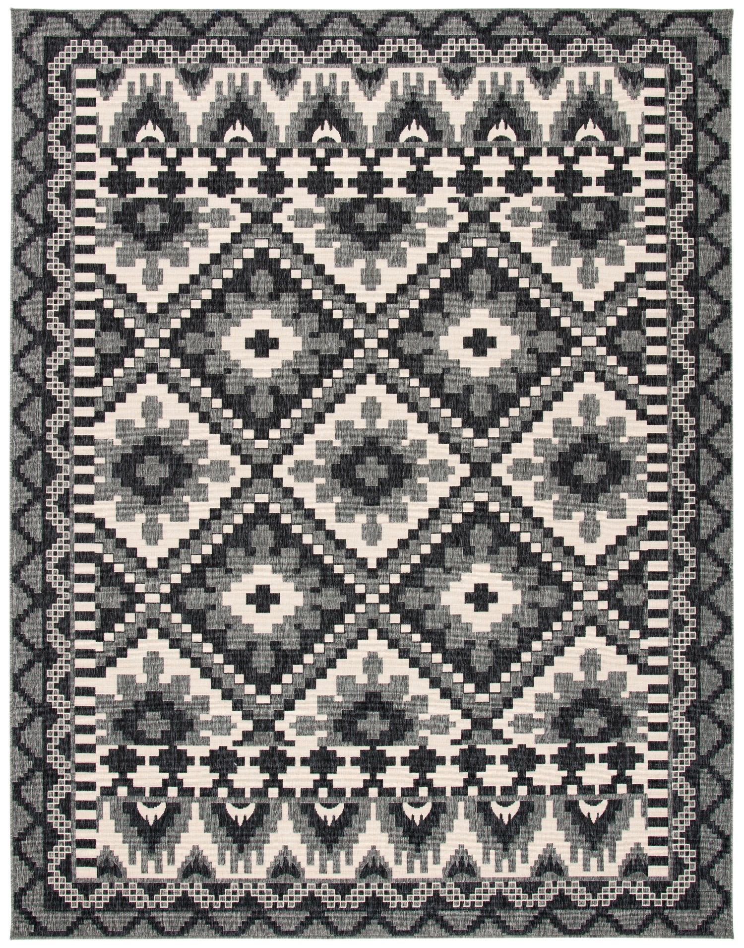 Safavieh Veranda Ver096 Grey/Beige Rug.