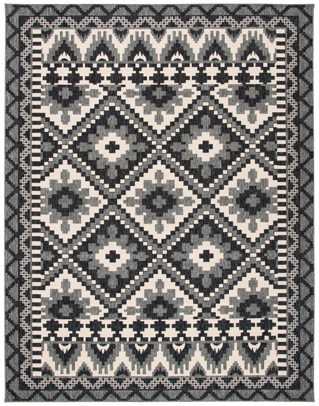 Safavieh Veranda Ver096 Grey/Beige Rug.