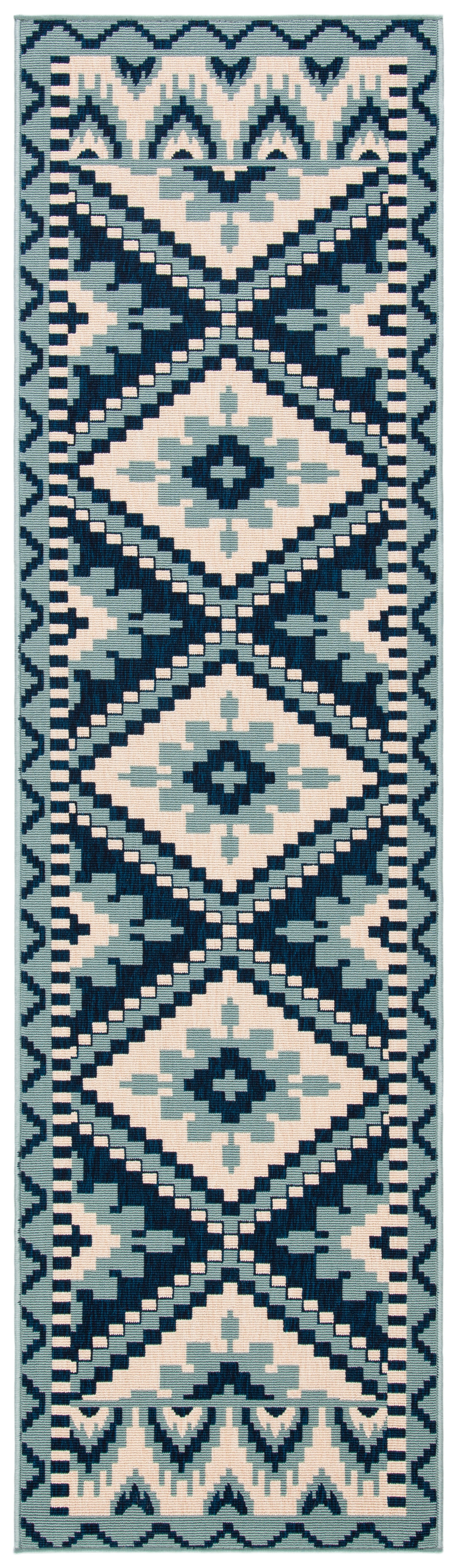 Safavieh Veranda Ver096 Turquoise/Blue Rug.
