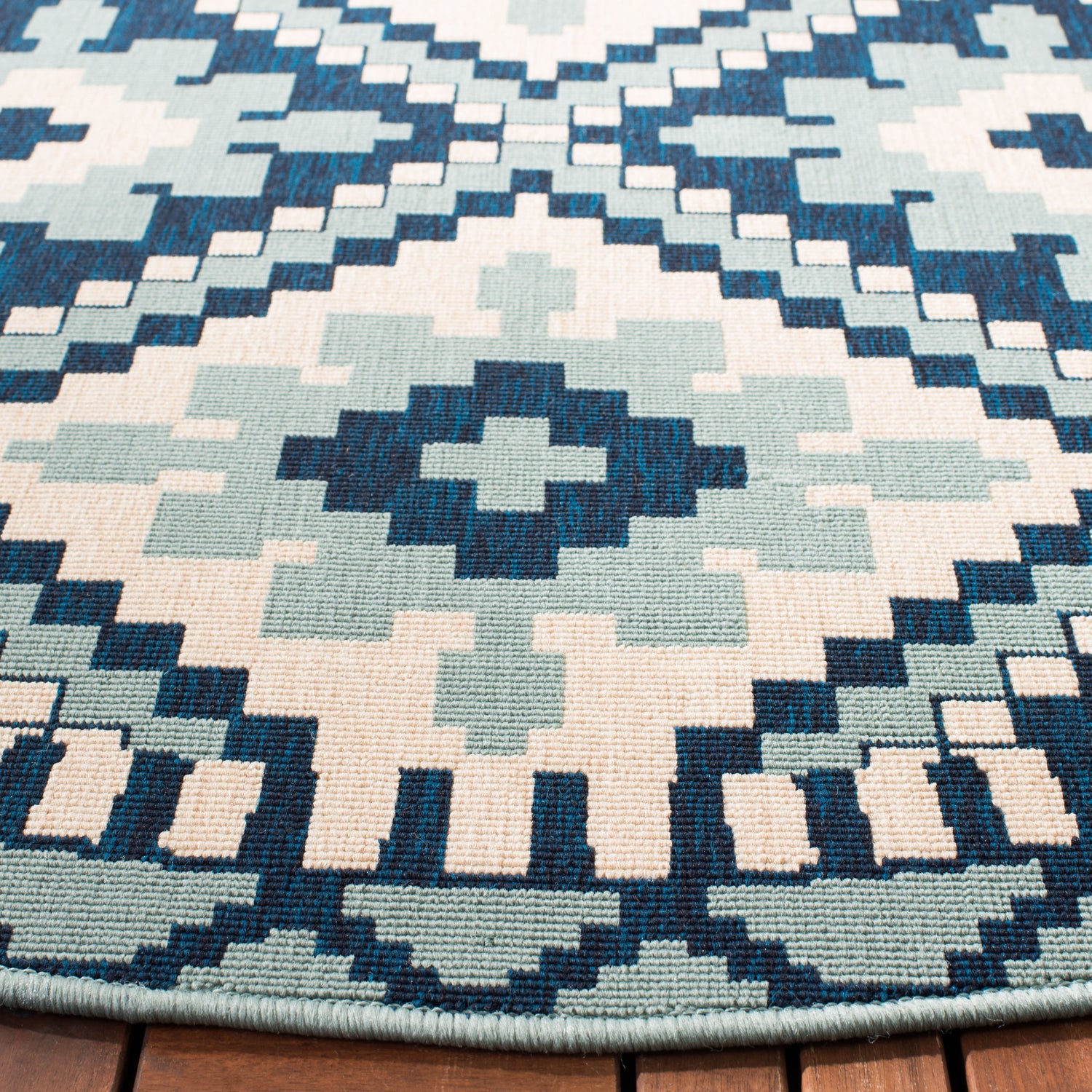 Safavieh Veranda Ver096 Turquoise/Blue Rug.
