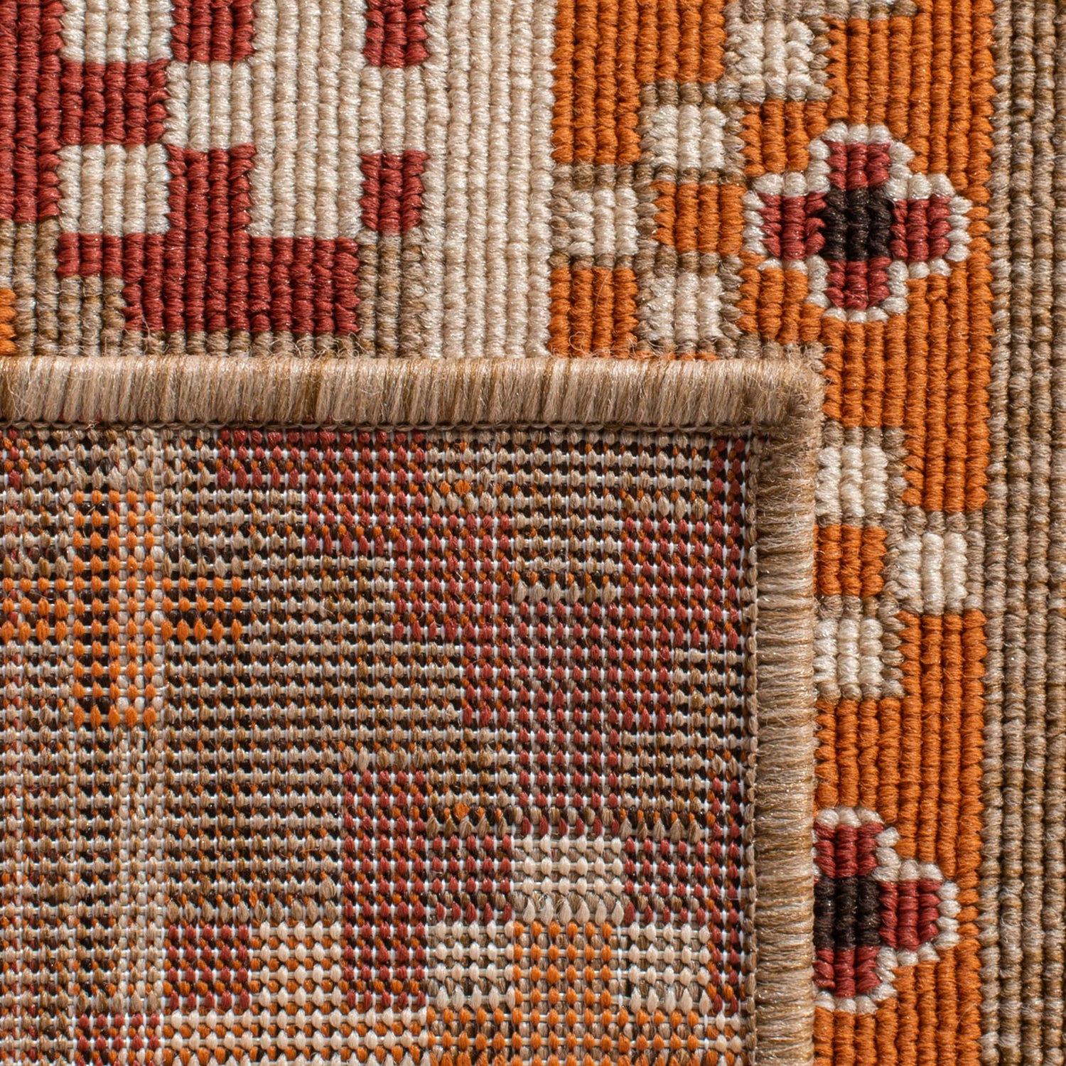 Safavieh Veranda Ver097 Red/Beige Rug.