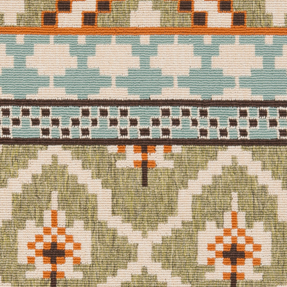 Safavieh Veranda Ver097 Green/Terracotta Rug.