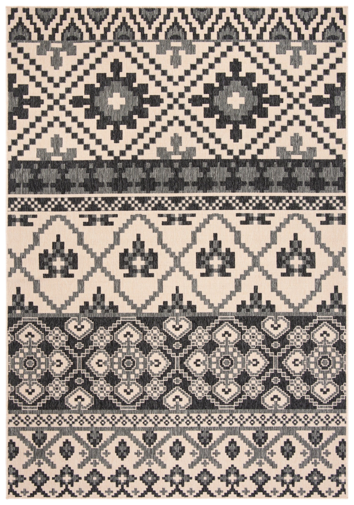 Safavieh Veranda Ver097 Beige/Grey Rug.