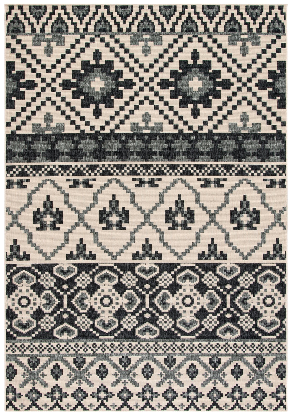 Safavieh Veranda Ver097 Beige/Grey Rug.