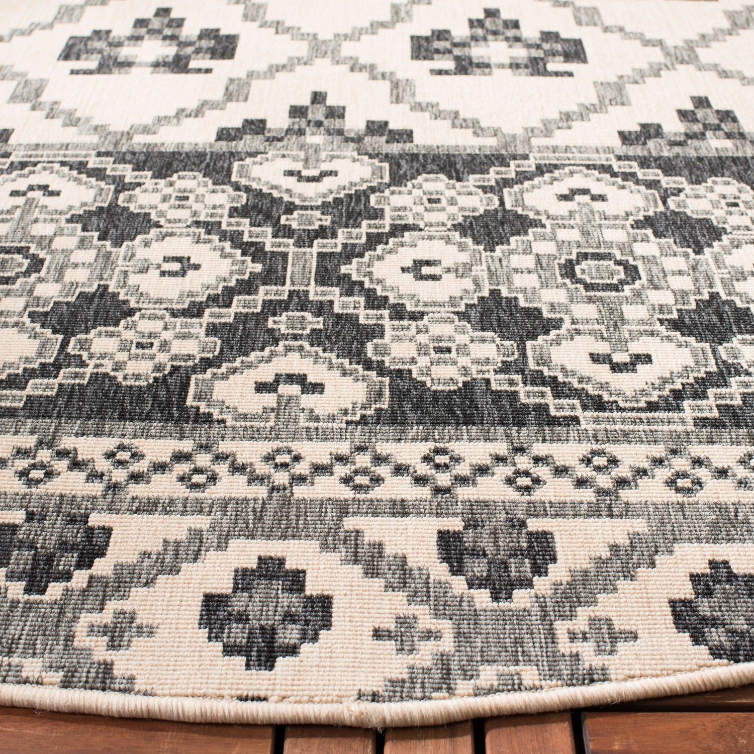 Safavieh Veranda Ver097 Beige/Grey Rug.