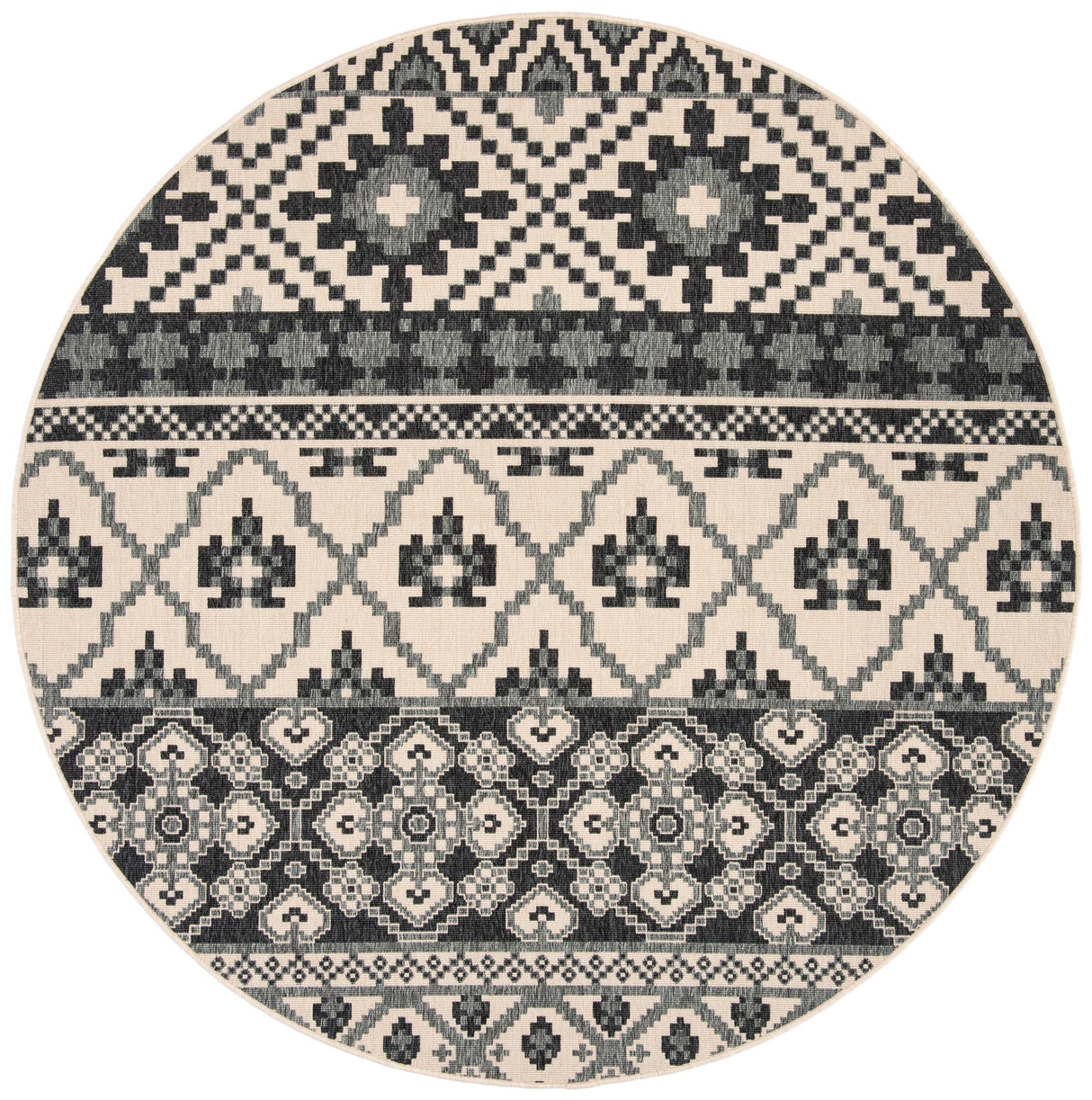 Safavieh Veranda Ver097 Beige/Grey Rug.