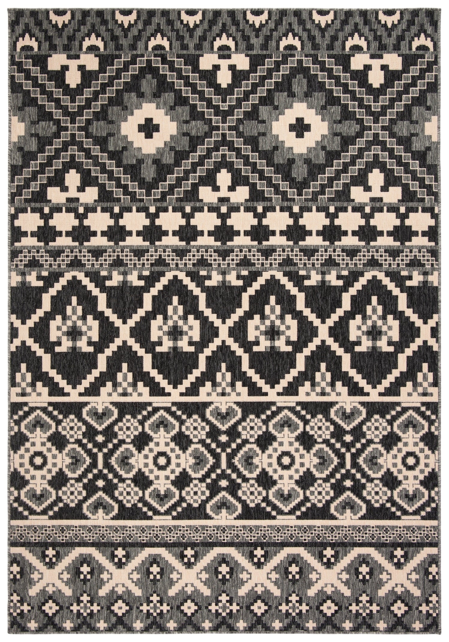 Safavieh Veranda Ver097 Grey/Beige Rug.