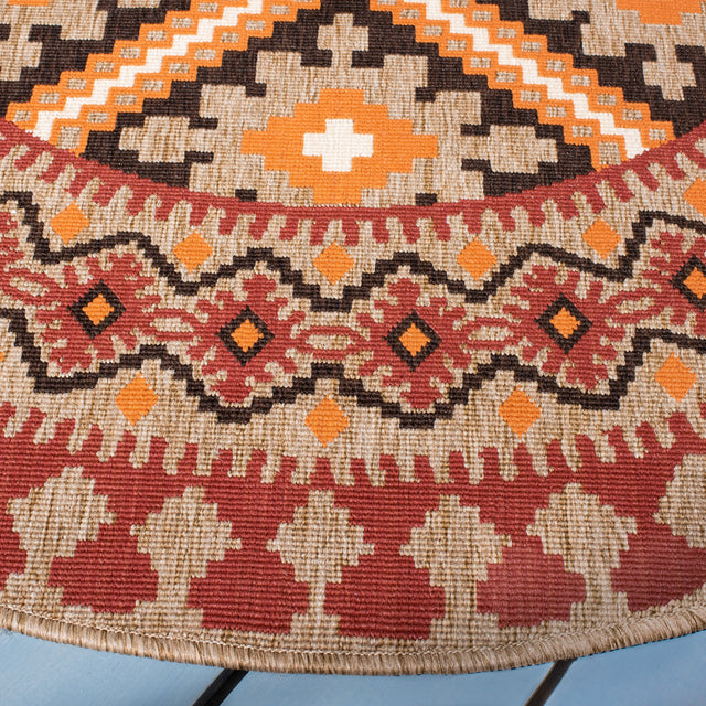 Safavieh Veranda Ver099 Red/Natural Rug.