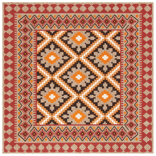 Safavieh Veranda Ver099 Red/Natural Rug.
